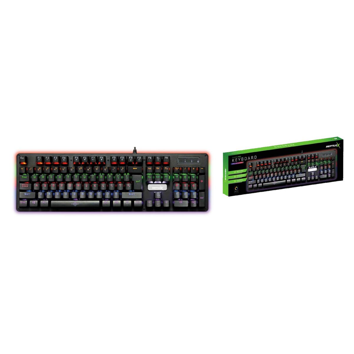 Teclado Gamer Pc Mecánico Retroiluminado - SC, marca REPTILEX - Foto 2