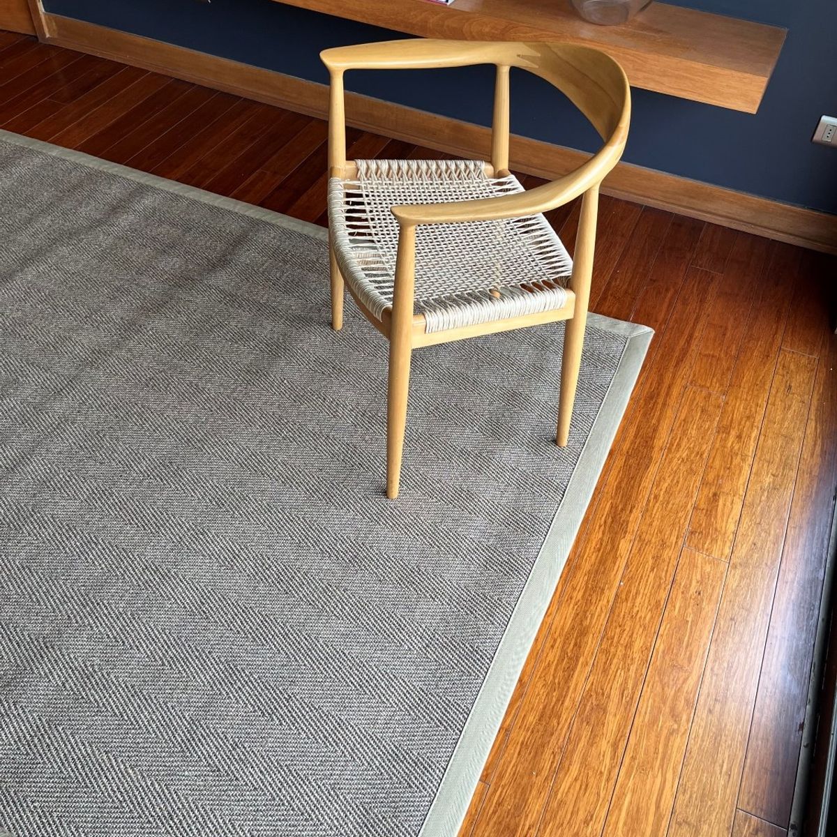 GENERICO - Alfombra Sisal Natural Borde Beige 200x300 cm VB563