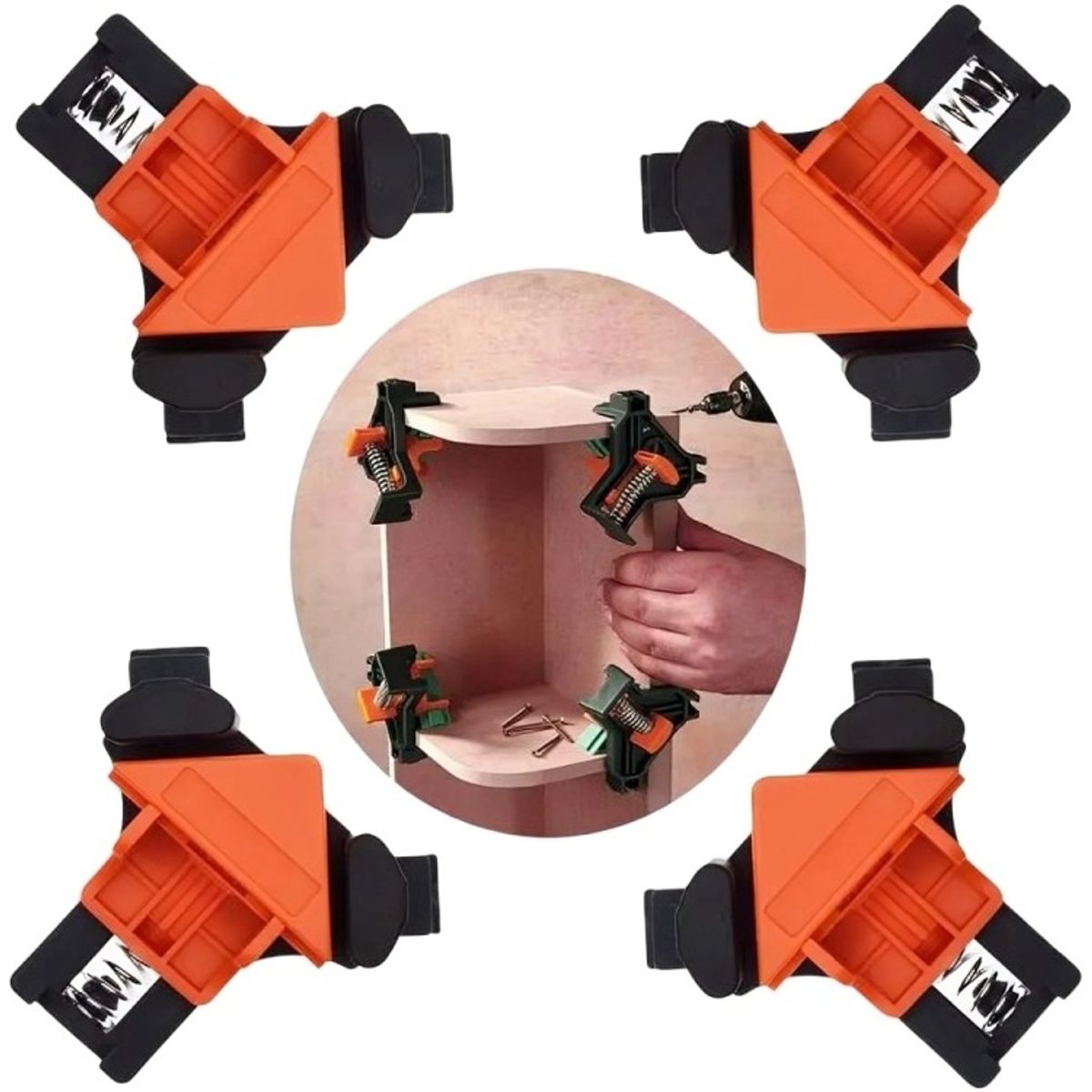 OEM - Abrazadera Ángulo Recto 90 Grados Clips De Fijación