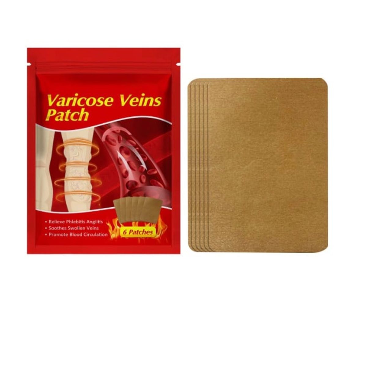 GENERICO - Parches Royal Prestige Vena Varicosa 6 Unidades