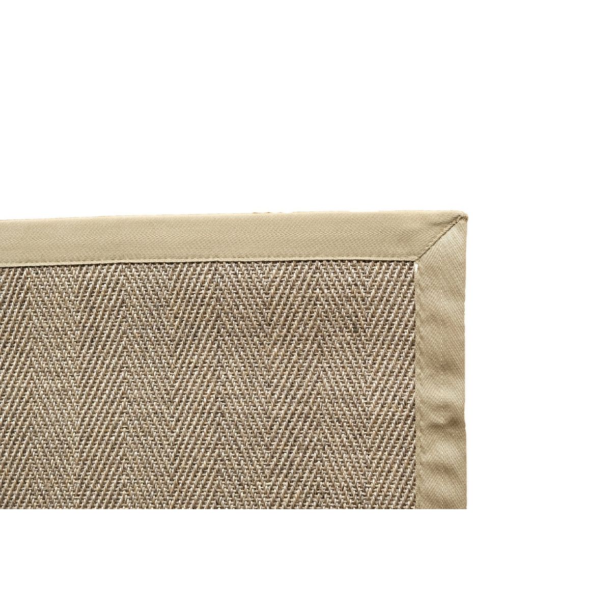 GENERICO - Alfombra Sisal Natural Borde Beige 250x350 cm VB563