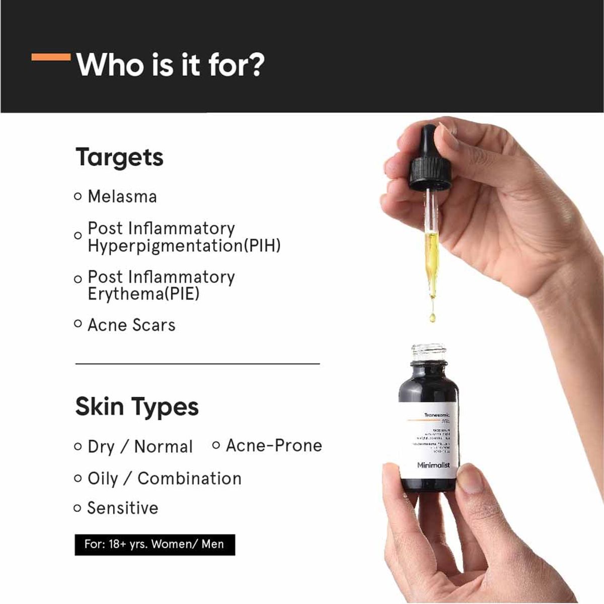 MINIMALIST - Sérum Facial Tranexamic 3 30ml Minimalist