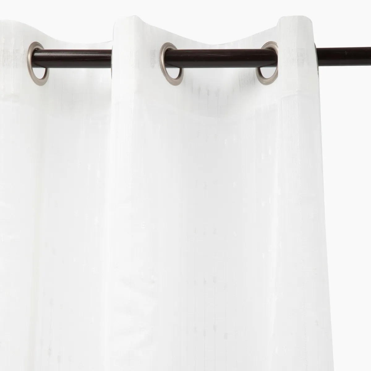 ZAHR - SET DE 2 CORTINA VISILLO ARGO BLANCO