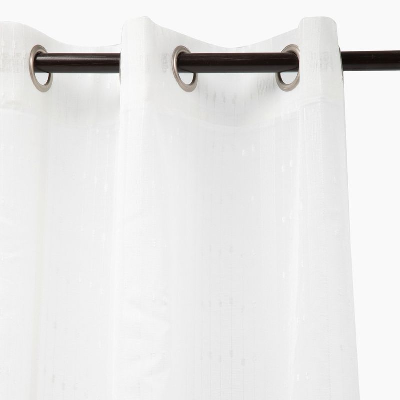 ZAHR - SET DE 2 CORTINA VISILLO ARGO BLANCO