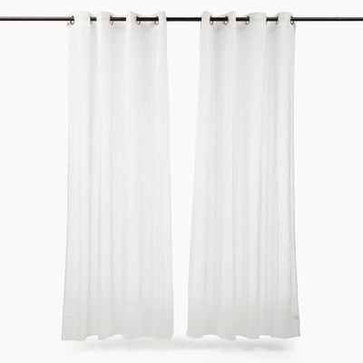 Imagen 2 del producto SET DE 2 CORTINA VISILLO ARGO BLANCO