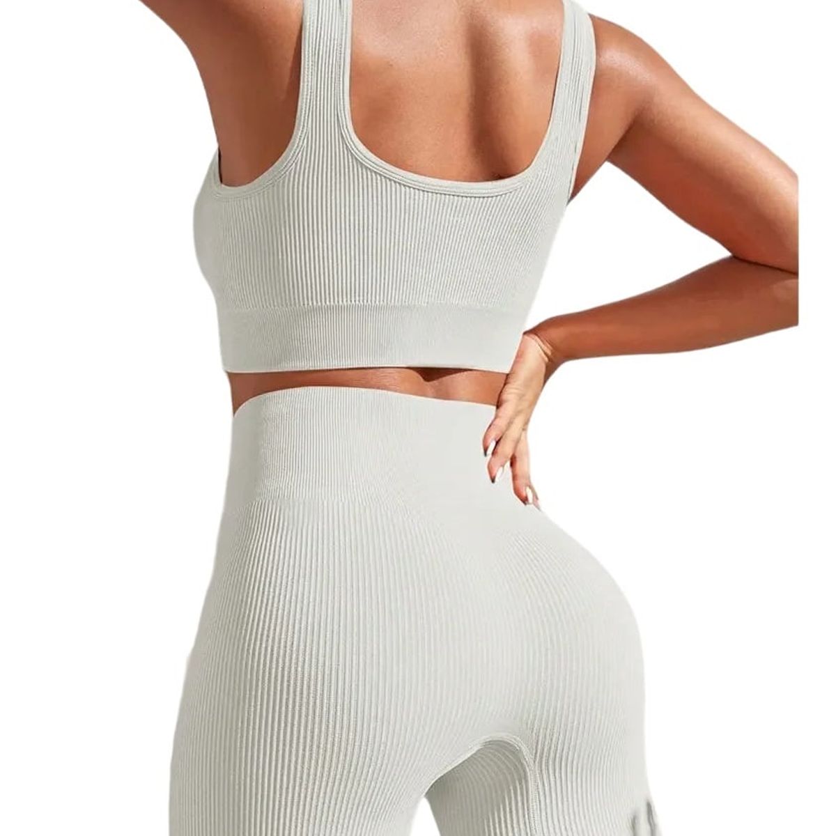 GARSIL - Conjunto Deportivo Casual Para Mujer - Short De Yoga Y Peto