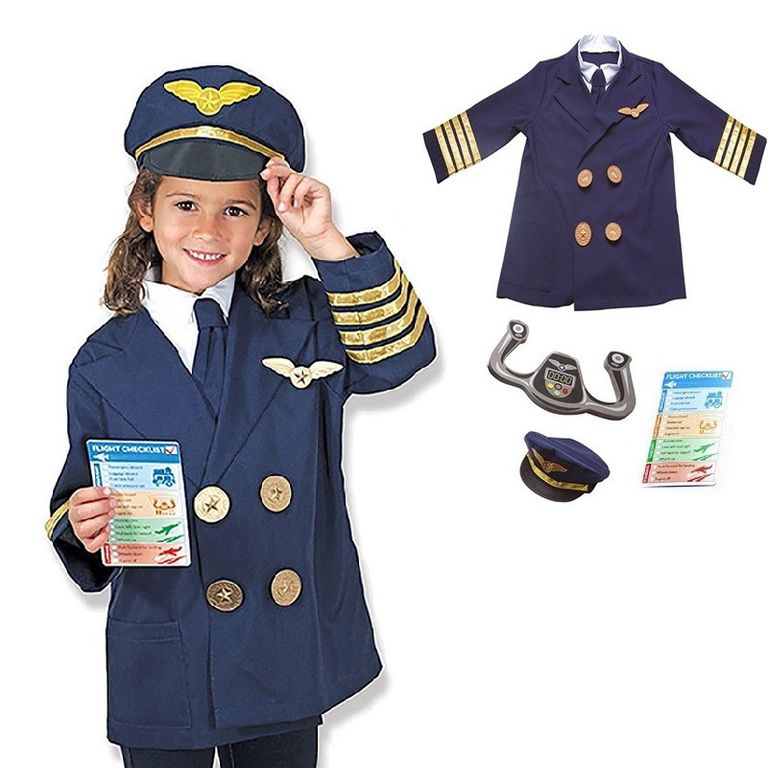 Disfraz y Accesorios Piloto Avion Comercial