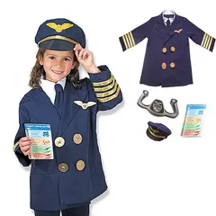 JUGUETON - Disfraz y Accesorios Piloto Avión Comercial
