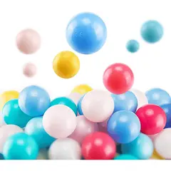 CRUSEC - Pack 100 Pelotas Plásticas para Piscina y Baño de Niños