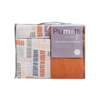 Imagen 2 del producto Set De 2 Juegos De Sabanas De 1.5 Plazas Combinada ARGEL