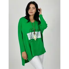 ENIGMATICA BOUTIQUE - Sweater Spandex Holgado STAY BEAUTIFUL - Negro