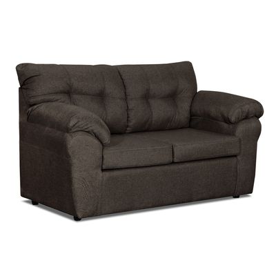 Imagen 2 del producto Sofá Polonia 2 Cuerpos Tela Chocolate