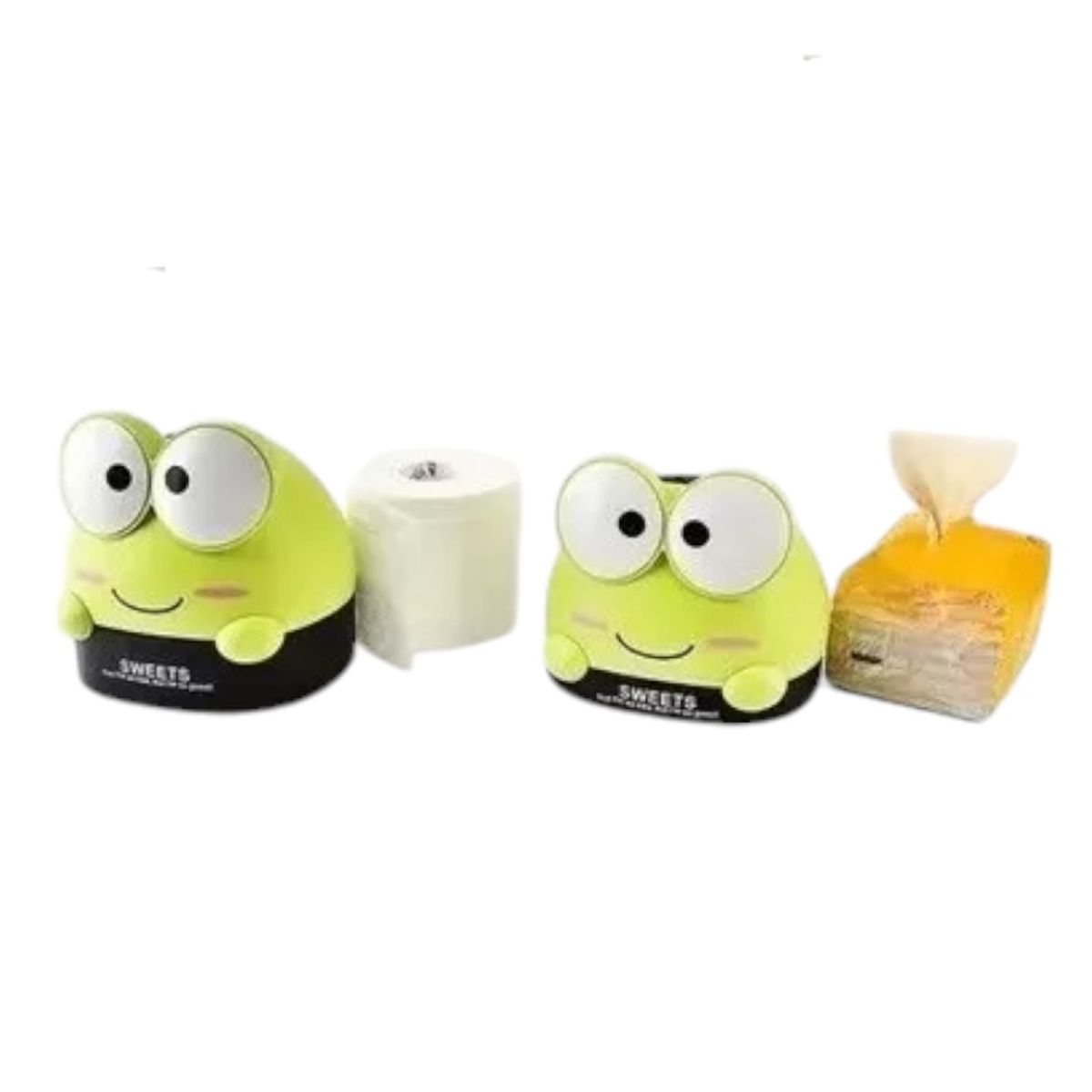 GENERICO - Servilletero Porta Pañuelo Dispensador De Servilletas Ranita