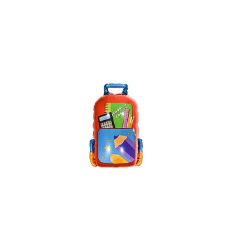 GENERICO - Globo Metálico Mochila Escolar 47x69cm
