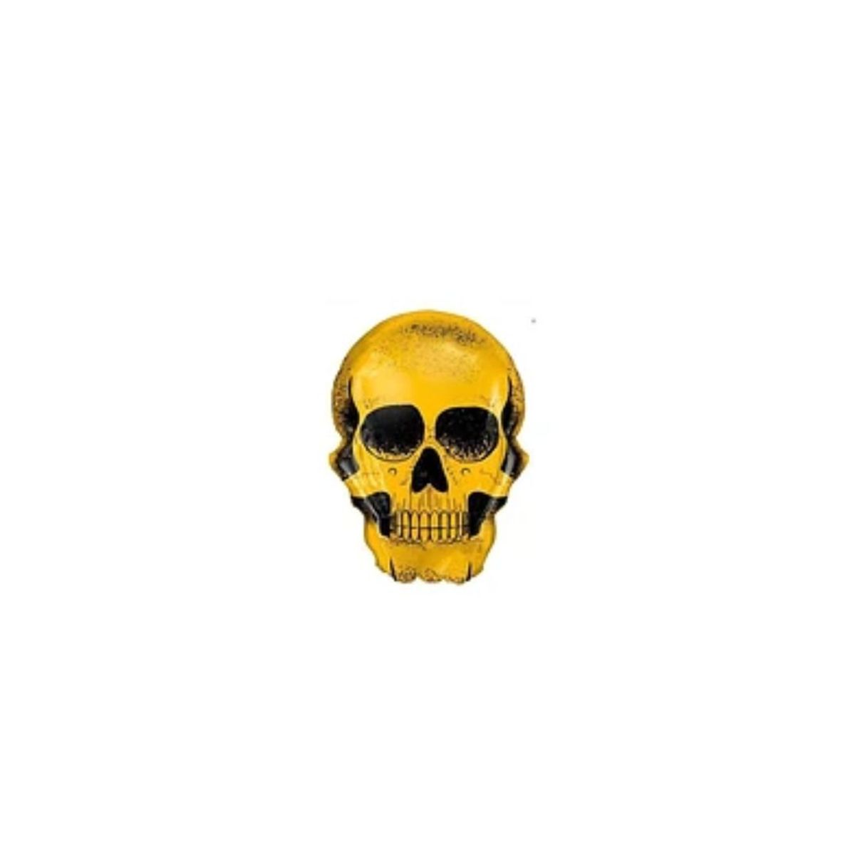 GENERICO - Globo Metálico Calavera Dorada 55cm