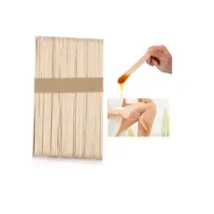 GENERICO - Paletas Para Depilación De Madera Desechables 50 Unidades