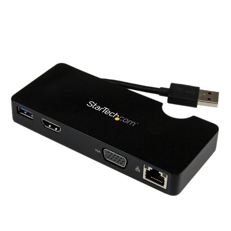 STARTECH - Docking Station StarTech USB 3.0 de Viajes con HDMI o VGA