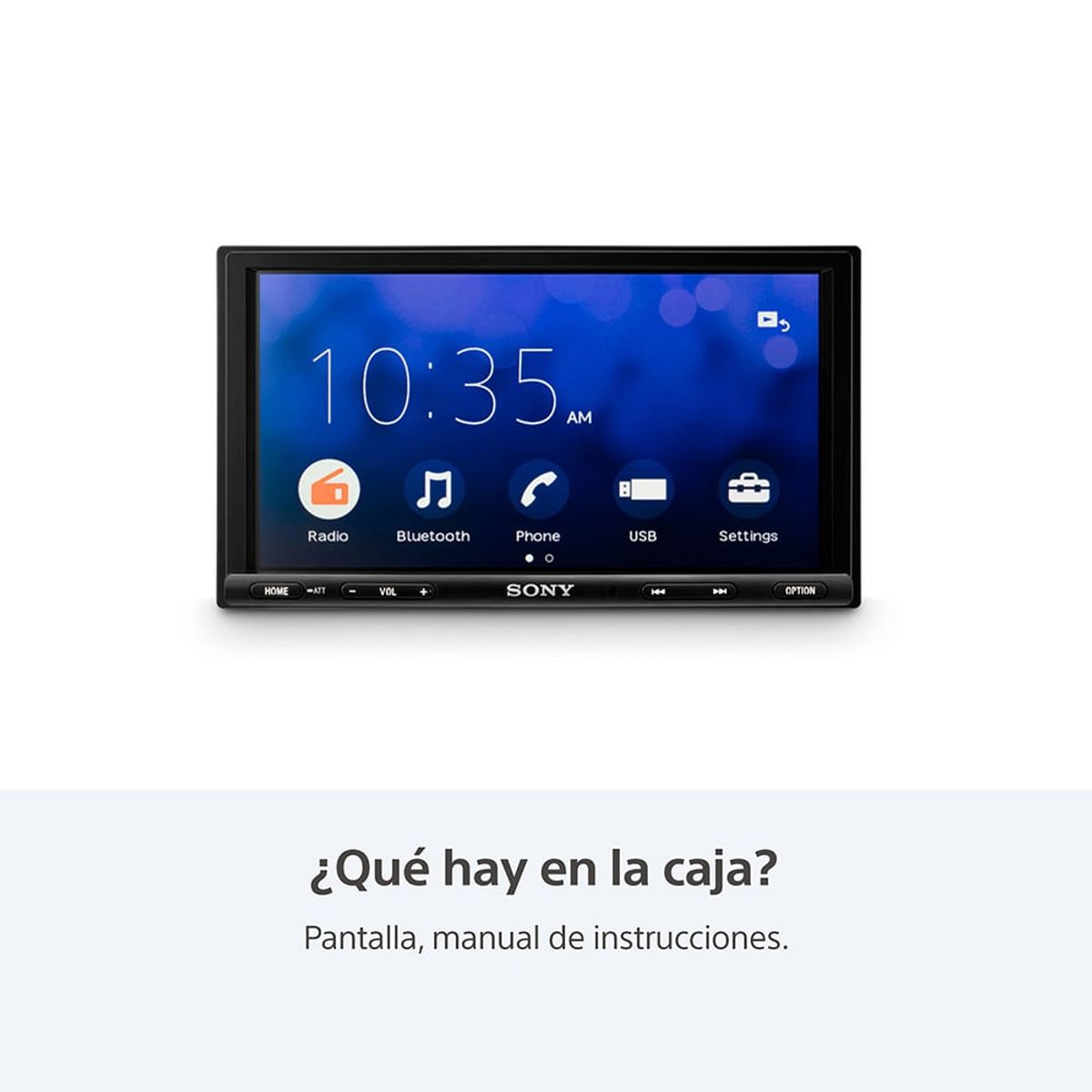 SONY - Radio multimedia digital de 17 cm XAV-1600