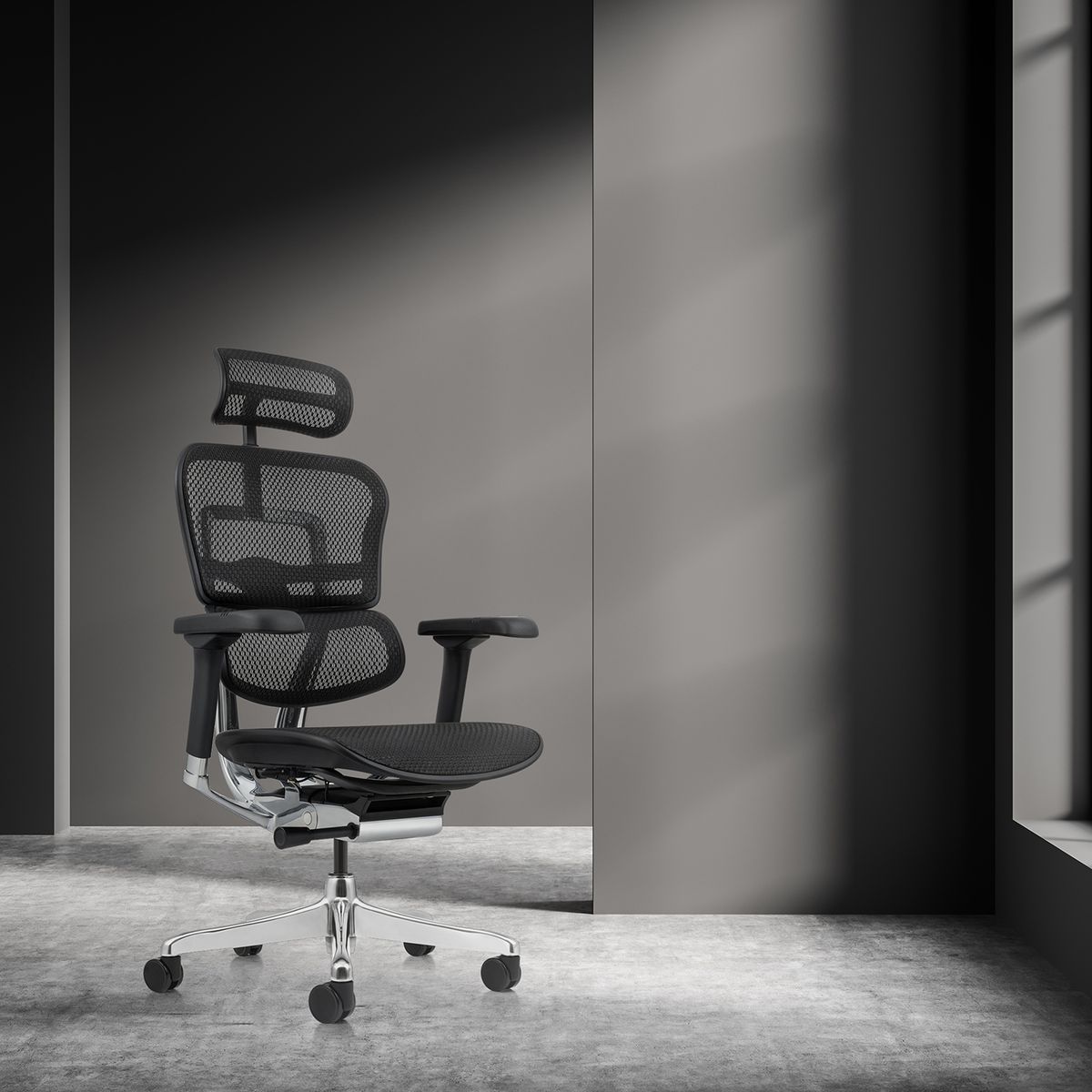 FORM OFFICE - Silla Ergohuman Elite 2 Negro c/cabecero Form