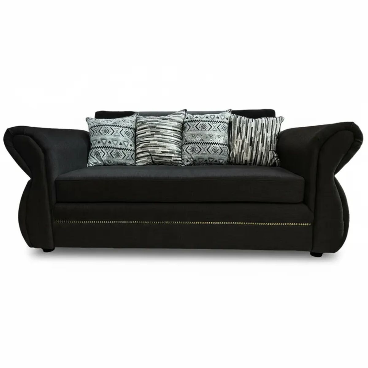 FLOBAL - Sofá 3 Cuerpos Grecia - Tela Repelente a Líquidos