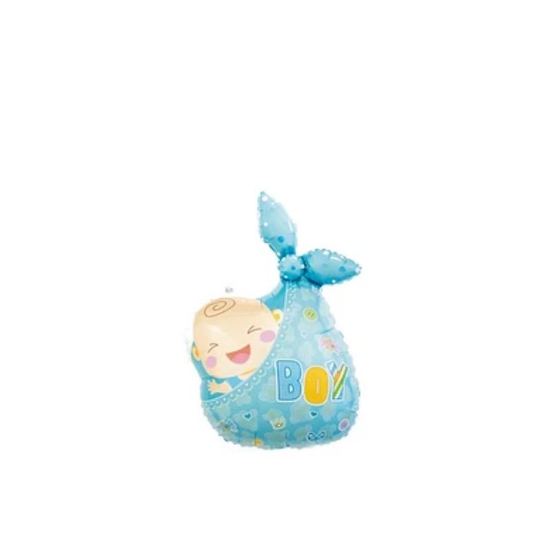 GENERICO - Globo Metalizado Para Bebe Masculino 53x85cm