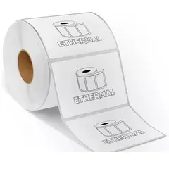 GENERICO - Rollo de Papel Térmico Cuadrado 100x150mm