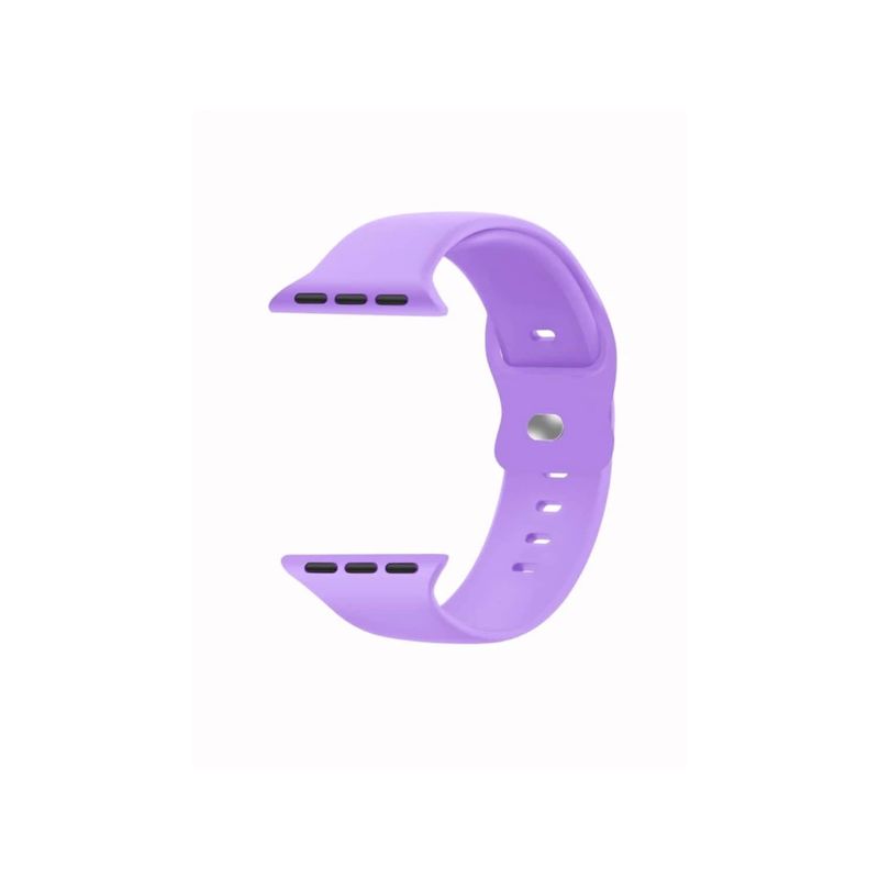 IMPORTCLICK - Correa Apple Watch Silicona Lila Claro S/M 42x44x45MM