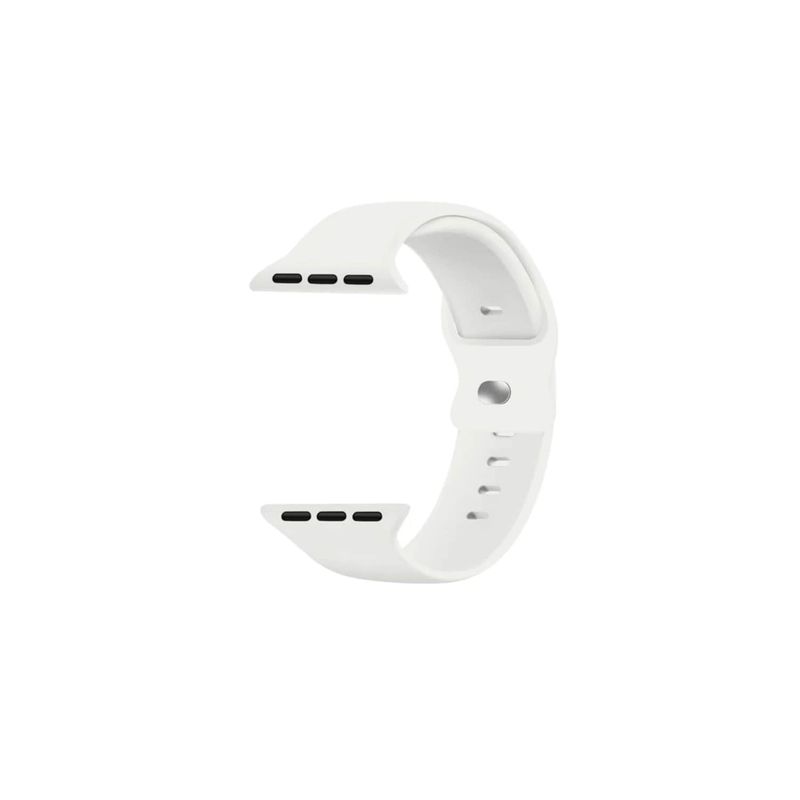 IMPORTCLICK - Correa Apple Watch Silicona Blanco S/M 38x40x41MM
