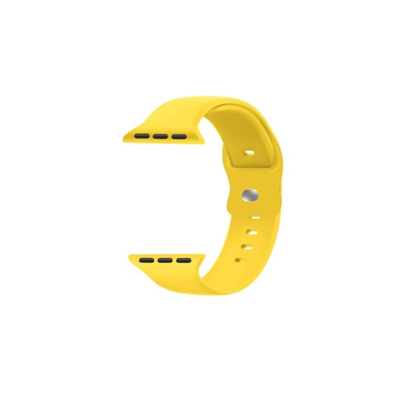 IMPORTCLICK - Correa Apple Watch Silicona Amarillo M/L 38x40x41MM
