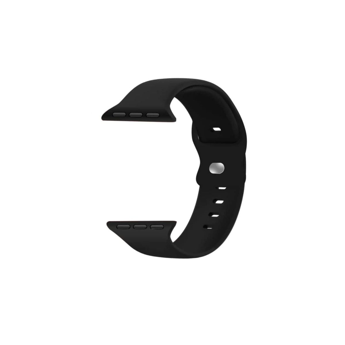 IMPORTCLICK - Correa Apple Watch Silicona Negro S/M 42x44x45MM