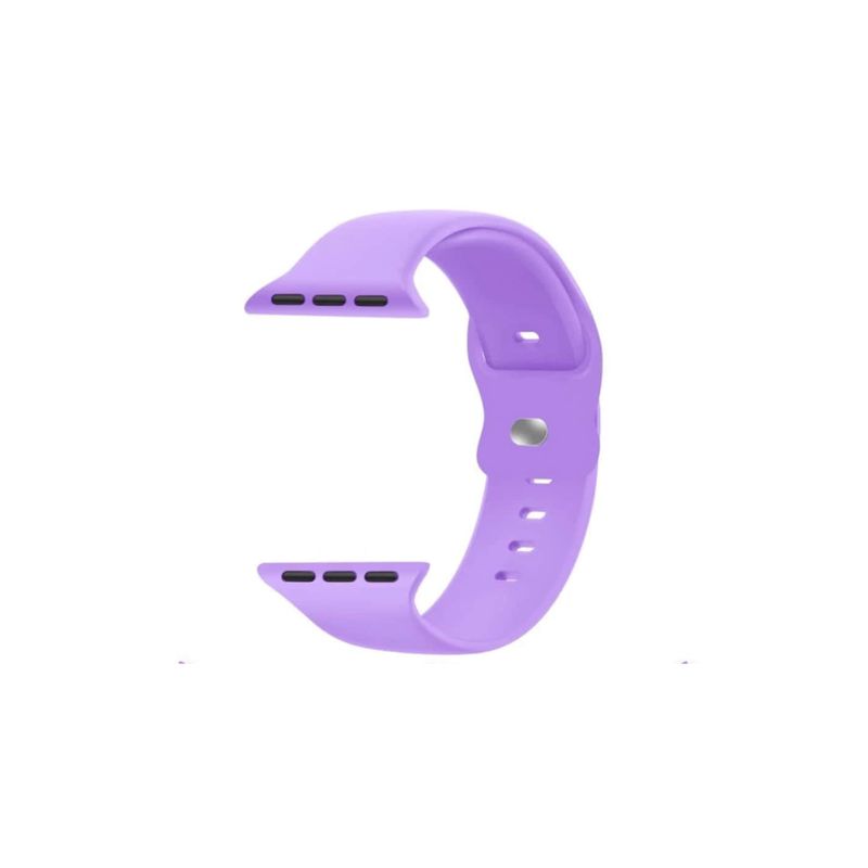 IMPORTCLICK - Correa Apple Watch Silicona Lila Claro M/L 38x40x41MM