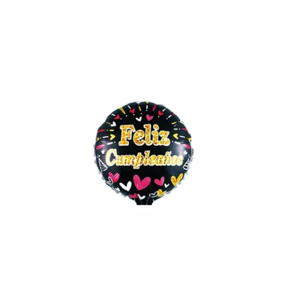 GENERICO - Globo Metalizado De Cumpleaños De 10 pulgadas 2pcs