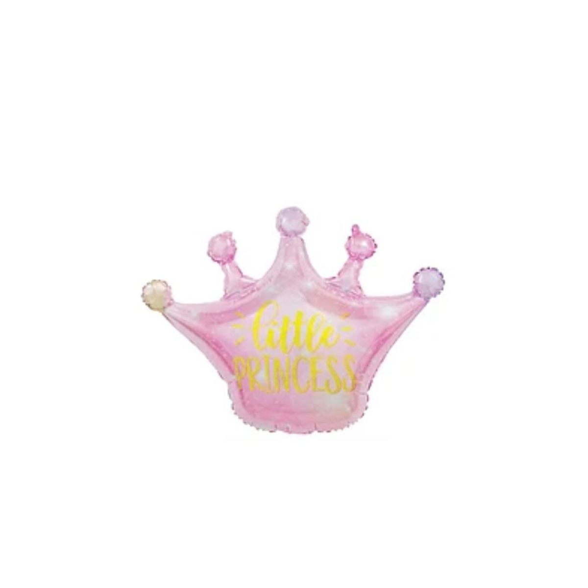 GENERICO - Globo Metalizado Corona Princesa 76 x 68cm