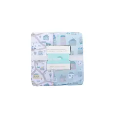 BAMBINO - Set Mantitas Para Bebé Celeste Ciudad