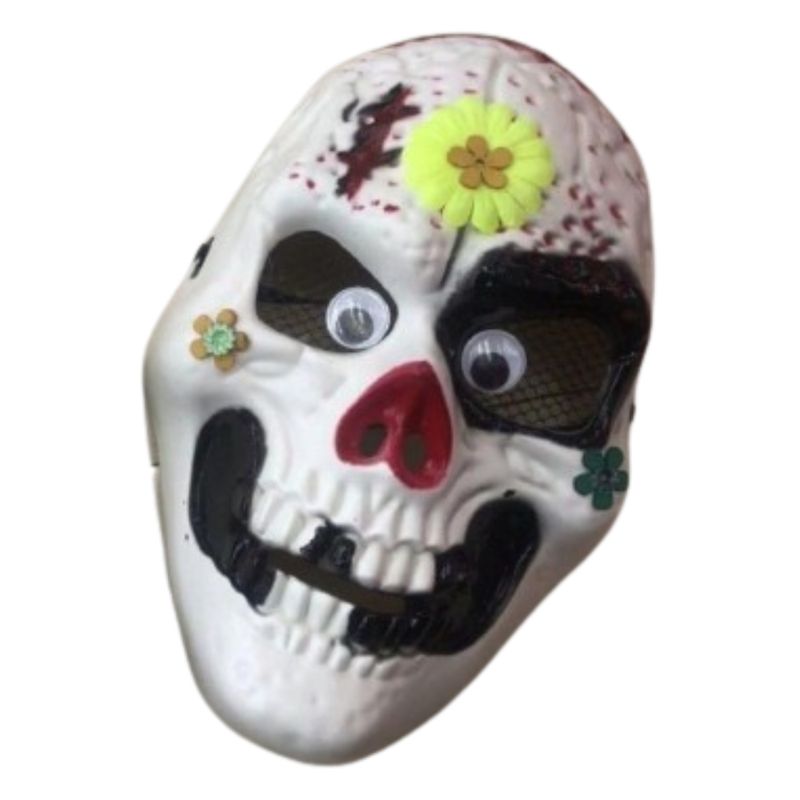 GENERICO - Máscara Halloween Calavera de Neón