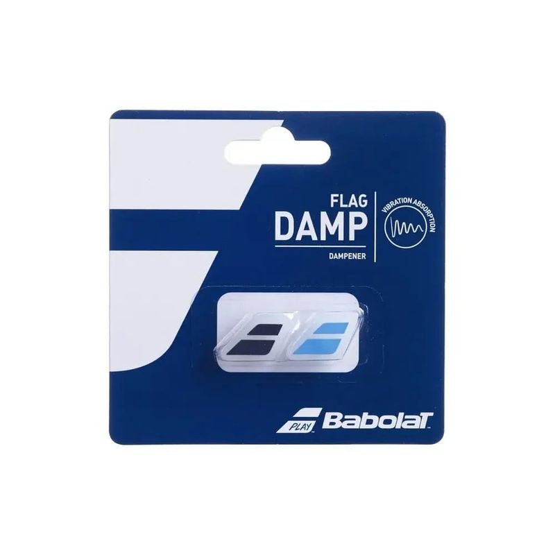 BABOLAT - Antivibrador Babolat Flag Damp NegroAzul X2