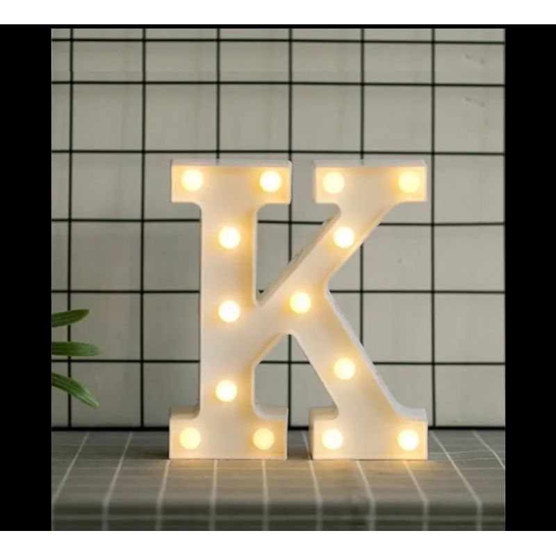 GENERICO - Letras Decorativas Con Luces Led «K»