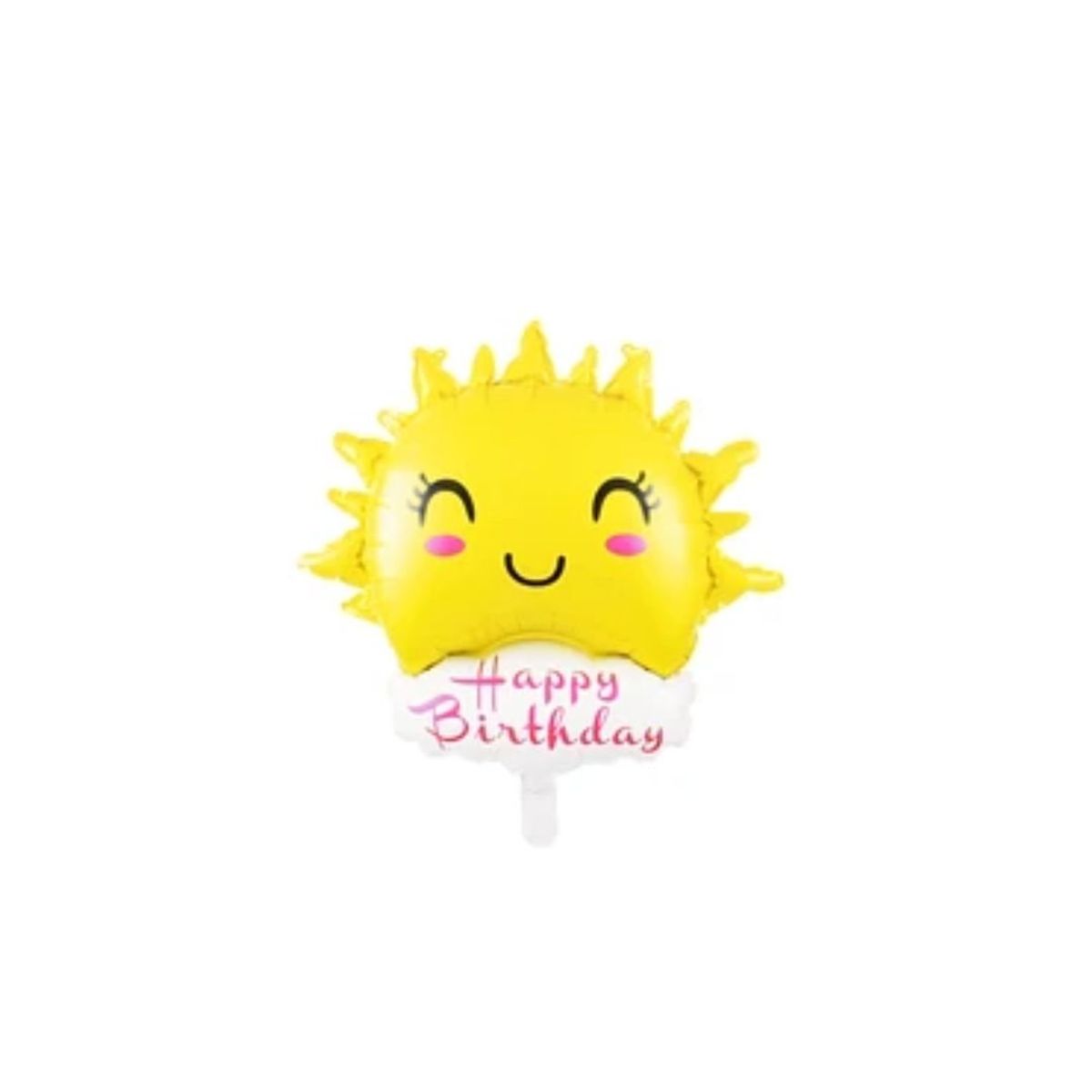 GENERICO - Globo Metalico Sol y Nube Happy Birthday