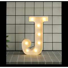 GENERICO - Letras Decorativas Con Luces Led «J»