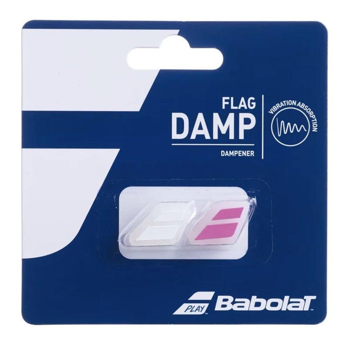 BABOLAT - Antivibrador Babolat Flag Damp BlancoRosa X2