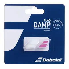 BABOLAT - Antivibrador Flag Damp BlancoRosa X2