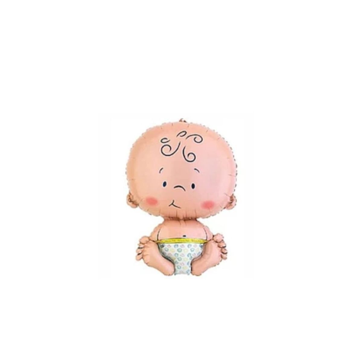 GENERICO - Globo Metalizado De Bebe 79x49cm