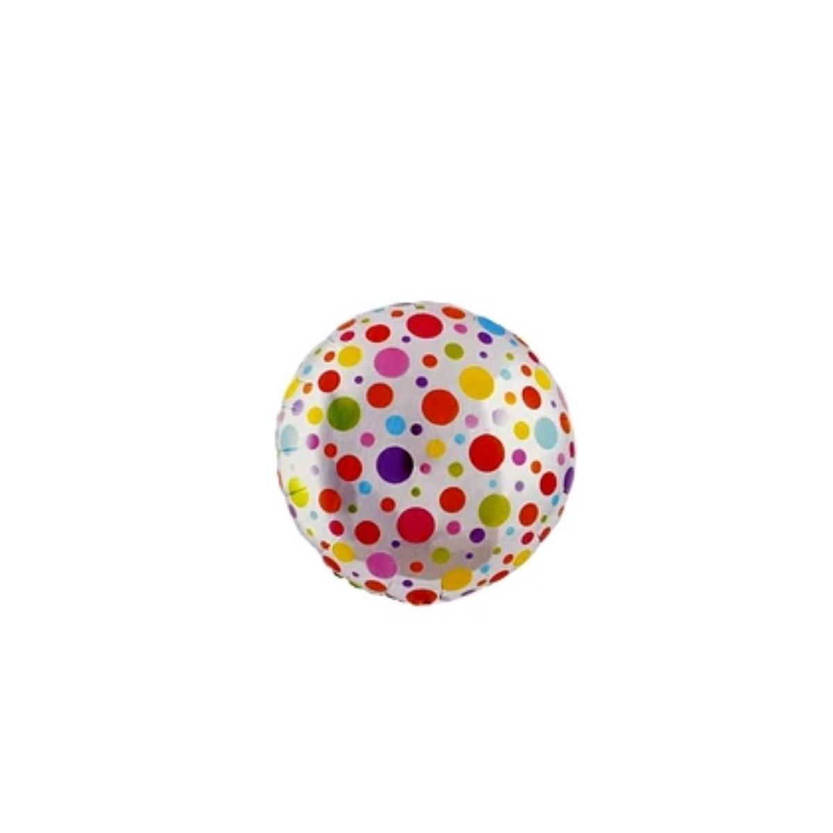 GENERICO - Globo Metalico De Puntos Multicolor 18pulgadas