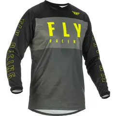 FLY - Jersey Niño RACING F-16 Gris Fluor
