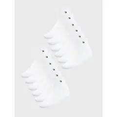 TOMMY HILFIGER - Pack De 6 Pares De Calcetines Athletic Quarter Blanco