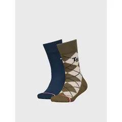 TOMMY HILFIGER - Pack De 2 Pares De Calcetines Classics Multicolor