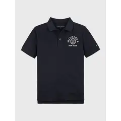 TOMMY HILFIGER - Polo Logo Monotype Regular Fit Azul
