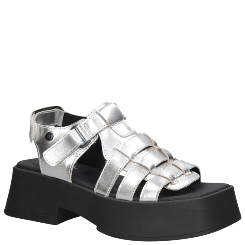 ZAPPA - Sandalia Casual Plateado Mujer Zappa