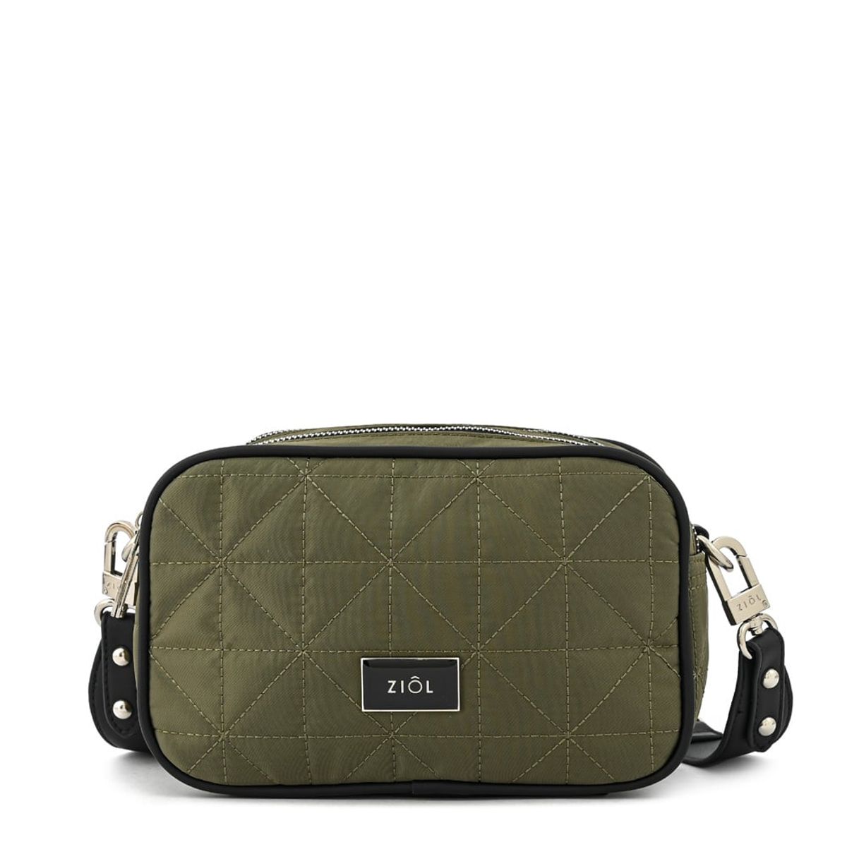 ZIOL - Cartera bandolera saida mediana verde oliva