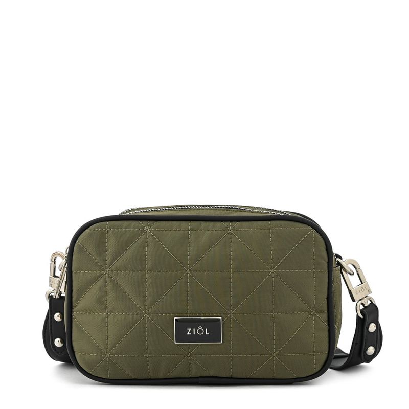 ZIOL - Cartera bandolera mediana saida verde oliva